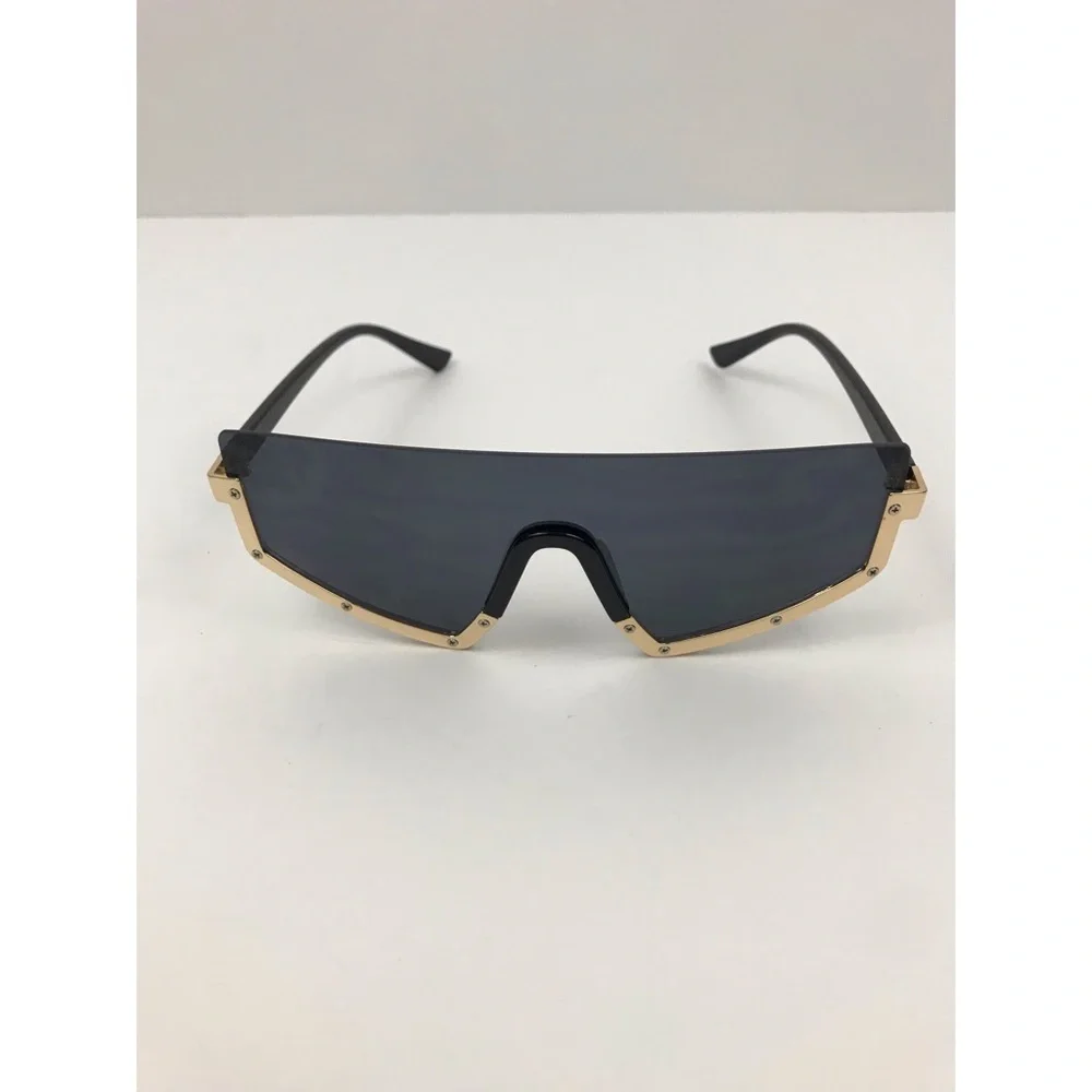 Flat Top Metal Frame Sunglasses